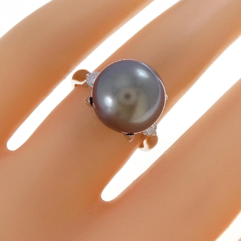 Nhẫn ngọc trai đen PT900 11.2mm 667021