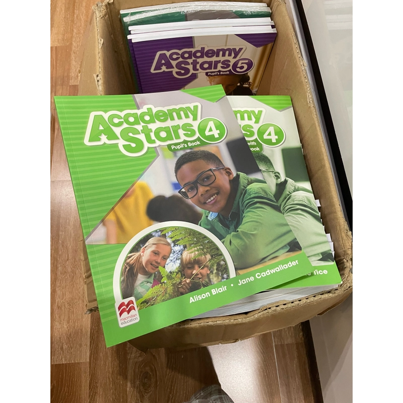Bộ sách bản quyền các cấp độ Academy Star Starter,1,2,3,4,5,6 534233