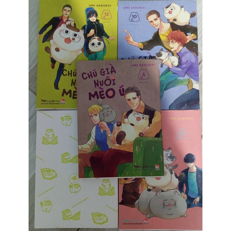 Truyện tranh Chú già nuôi mèo ú 524741
