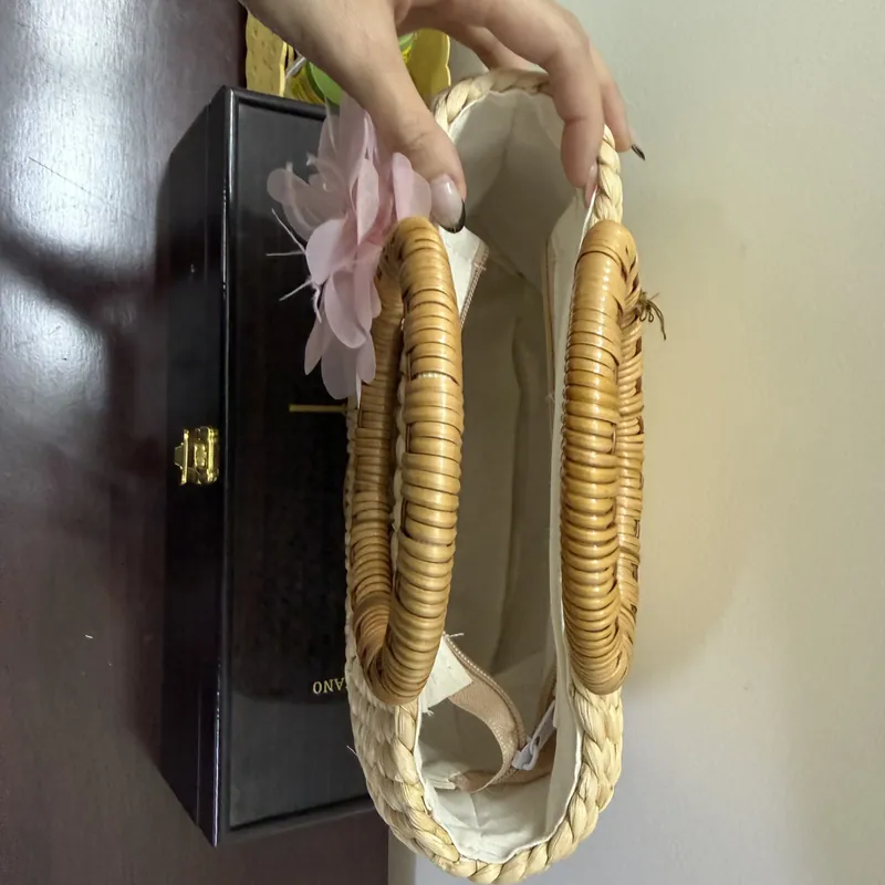 Túi cói đan thủ công đi biển 717763