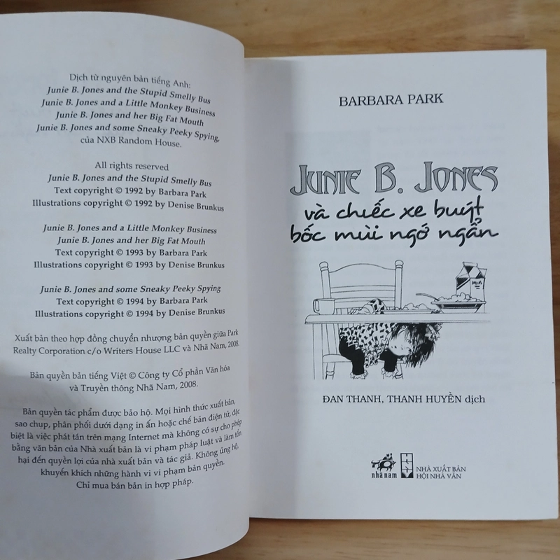 Junie B.Jones Và Chiếc Xe Buýt Bốc Mùi Ngớ Ngẩn - Barbara Park 475566