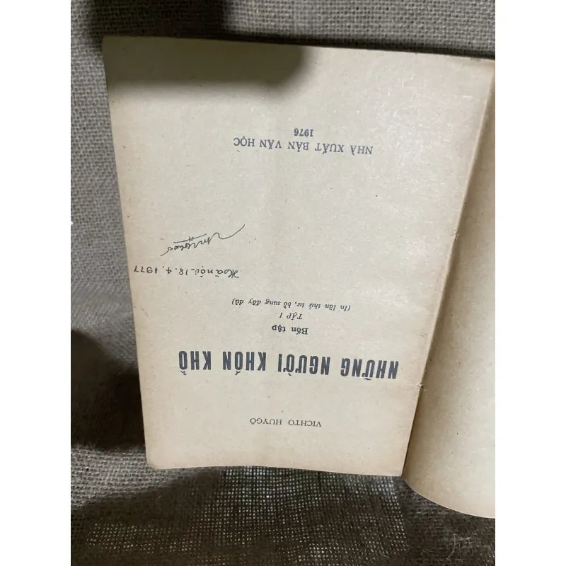 Những người khốn khổ HUỲNH LÝ, VŨ ĐÌNH LIÊN -LÊ TRÍ VIỄN, ĐỖ ĐỨC HIỂU dịch 800366
