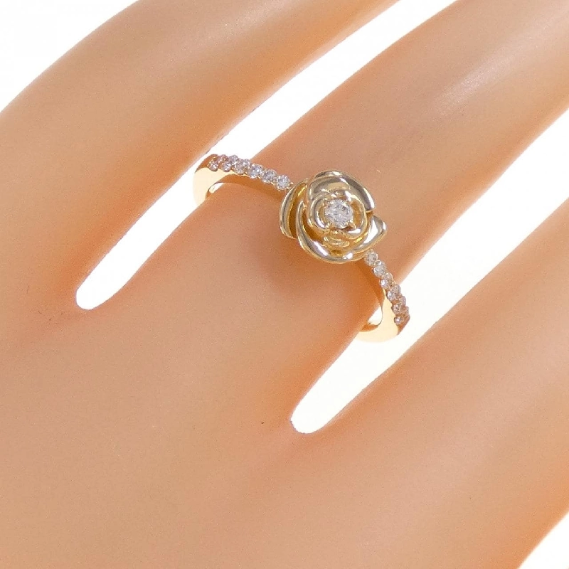 Nhẫn kim cương K18YG hồng 0.16CT 669748