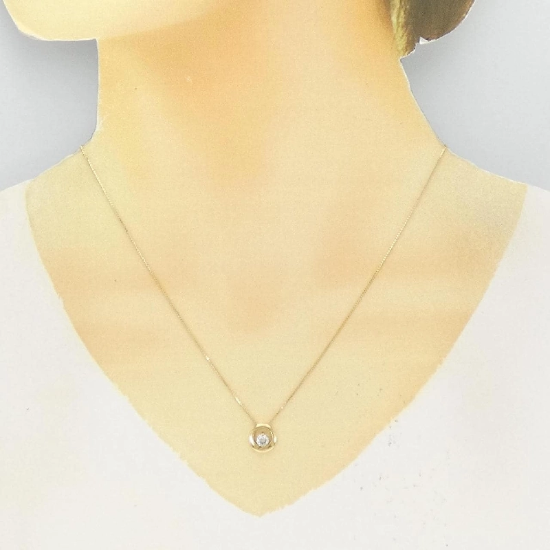 K18YG Dây chuyền kim cương 0.29CT - Hàng hiệu Chính hãng 859220