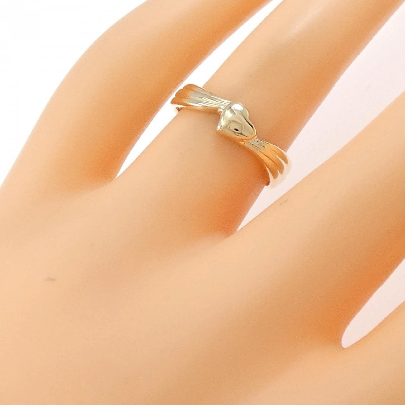 Nhẫn hình trái tim K10YG 668038