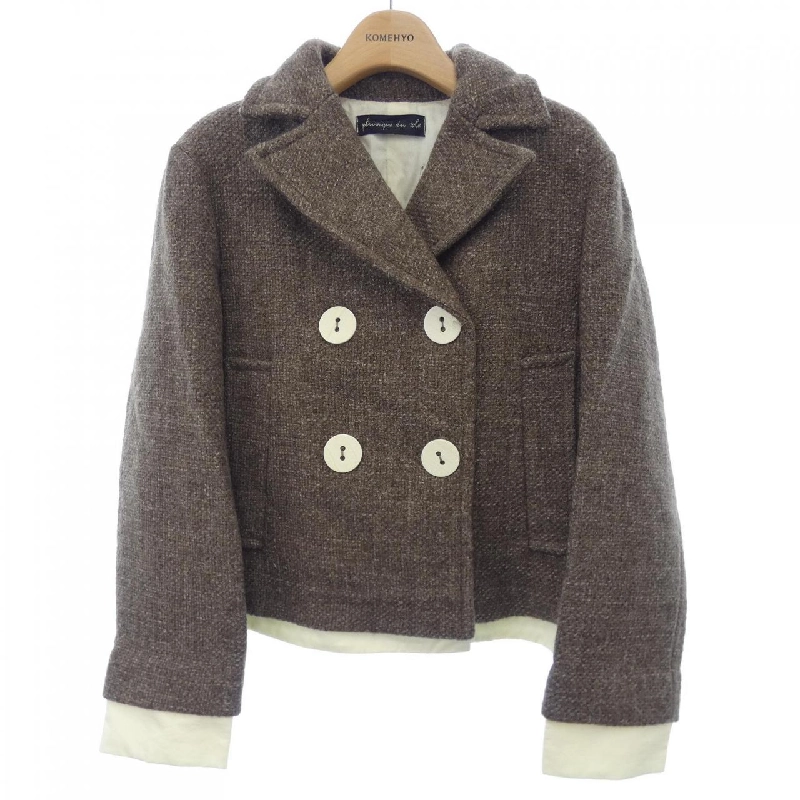 【Mã giảm giá】PHISIQUEDUROLE Áo khoác peacoat 635533