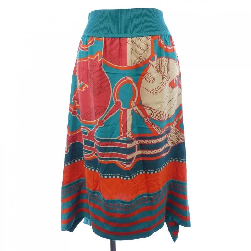 HERMES TATERSALE EN ZIGZAG 2E2807DN Váy lụa - Hàng hiệu Chính hãng 810340