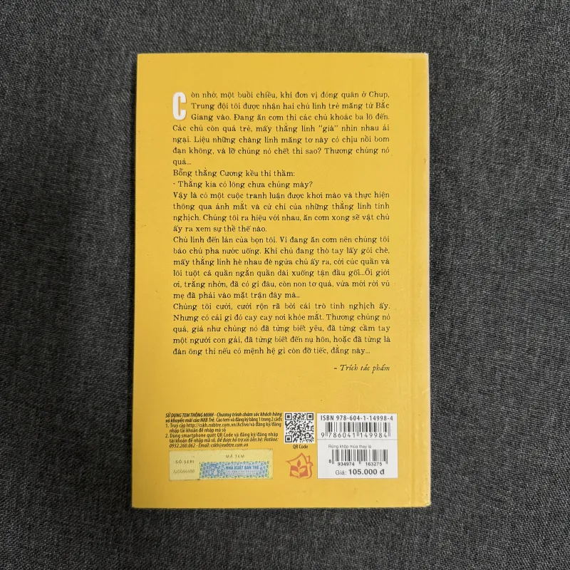 Rừng khộp mùa thay lá (Tác giả ký tặng) - Nguyễn Vũ Điền 798003
