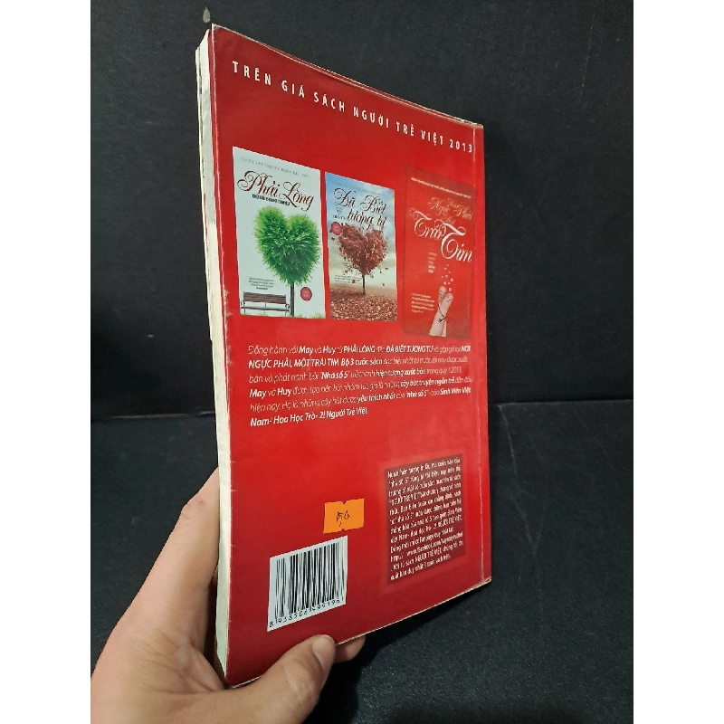 Nơi ngực phải một trái tim mới 80% ố gấp bìa 2012 HCM2103 VĂN HỌC 432956