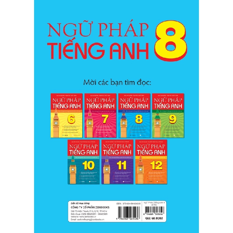 Ngữ Pháp Tiếng Anh 8 (Theo Chương Trình Khung Của Bộ Giáo Dục Và Đào Tạo) - Mai Lan Hương, Trần Thị Tuyết Trinh 288698