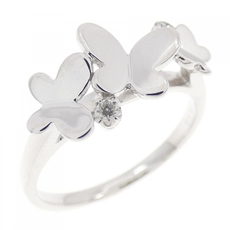 Nhẫn kim cương bướm K18WG 0.03CT 668267