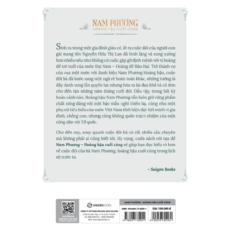 Nam Phương - Hoàng Hậu Cuối Cùng - Lý Nhân Phan Thứ Lang 296476