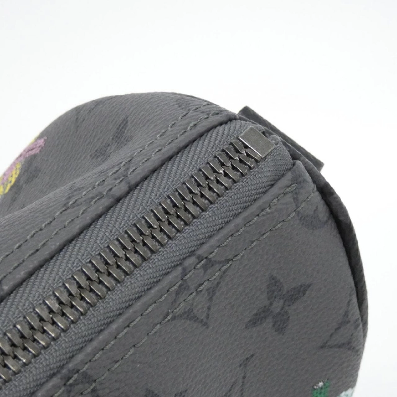 Túi du lịch Louis Vuitton Monogram Eclipse Reverse (LV X YK) Keepall Bandoulière 25cm M46437 - Hàng hiệu Authentic 803896