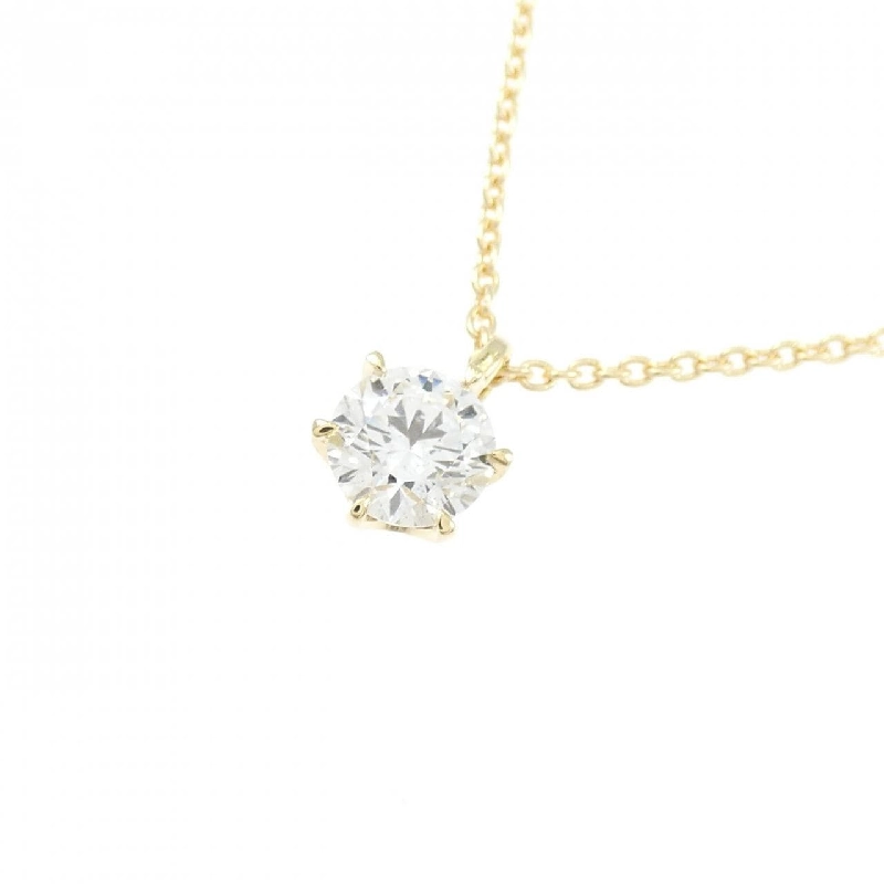 K18YG Dây chuyền kim cương 0.274CT D SI1 EXT H&C - Hàng hiệu Chính hãng 875445