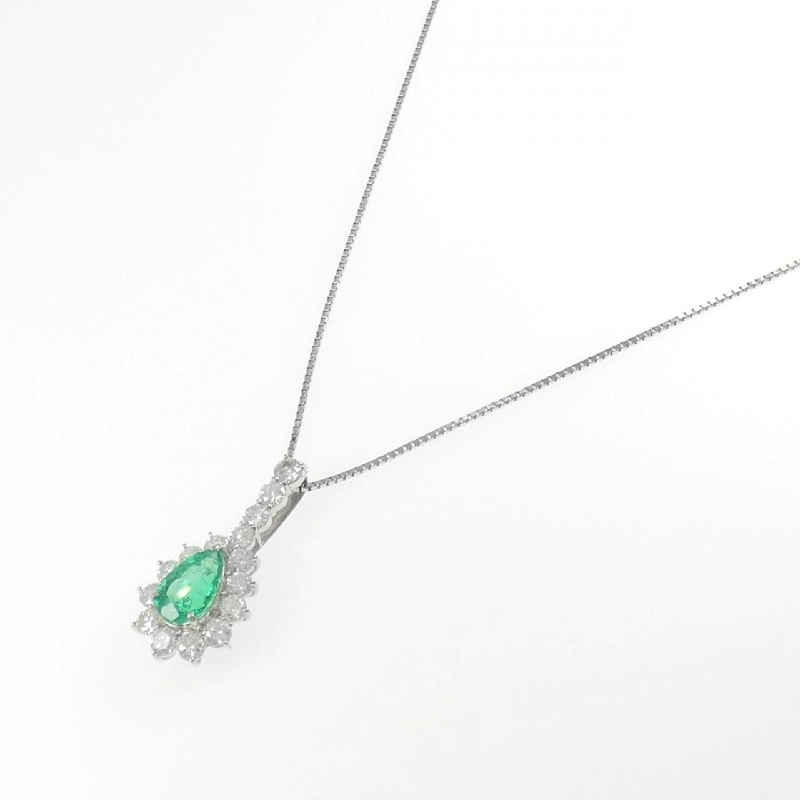 Dây chuyền Emerald PT900/PT850 2.06CT - Hàng hiệu Chính hãng 858218