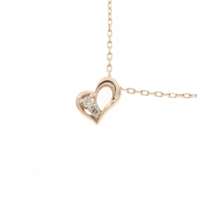 K10PG Heart Diamond Necklace - Hàng hiệu Authentic 864188