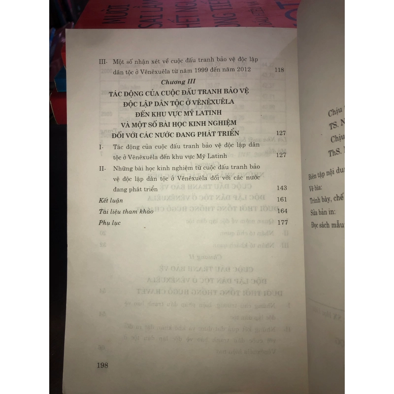 Công cuộc đấu tranh bảo vệ độc lập dân tộc ở Vênêxuêla dưới thời tổng thống Hugô Chavét 538533