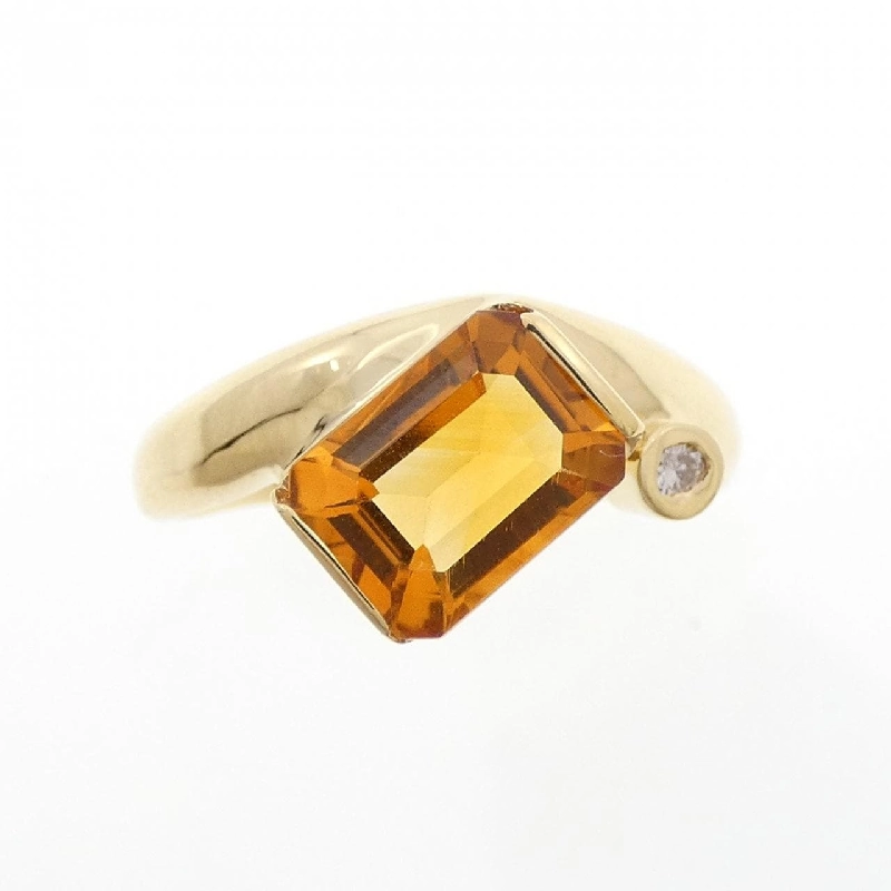 Nhẫn Citrine K18YG - Hàng hiệu Chính hãng 855501