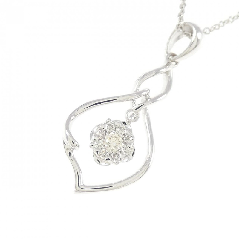 Dây chuyền kim cương 18KWG/750WG 0.082CT - Hàng hiệu Chính hãng 857906