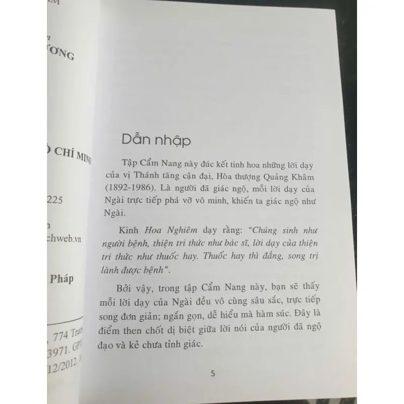 Cẩm Nang Tu Đạo - Hoà Thượng Quảng Khâm 695671