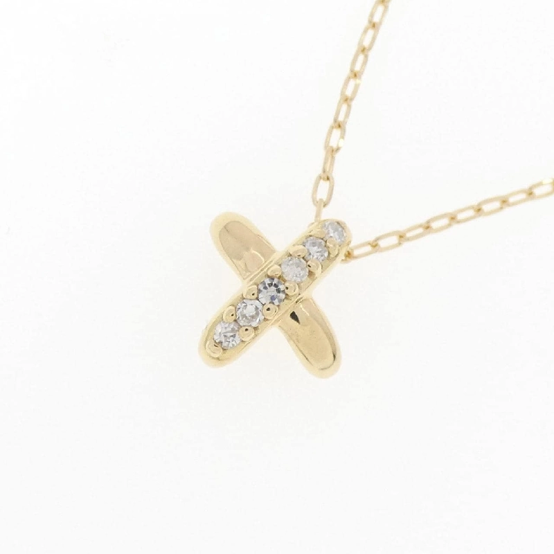 K18YG Dây chuyền kim cương - Hàng hiệu Authentic 862676