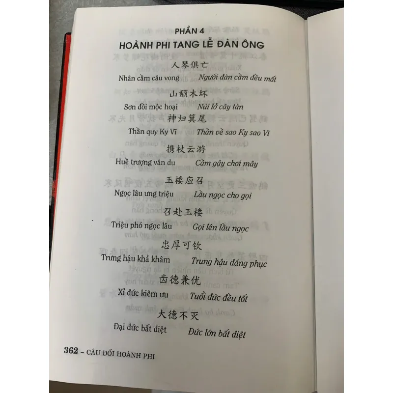 CÂU ĐỐI HOÀNH PHI CHỮ HÁN TINH TUYỂN (BÌA CỨNG) - CÔNG SĨ 1026932