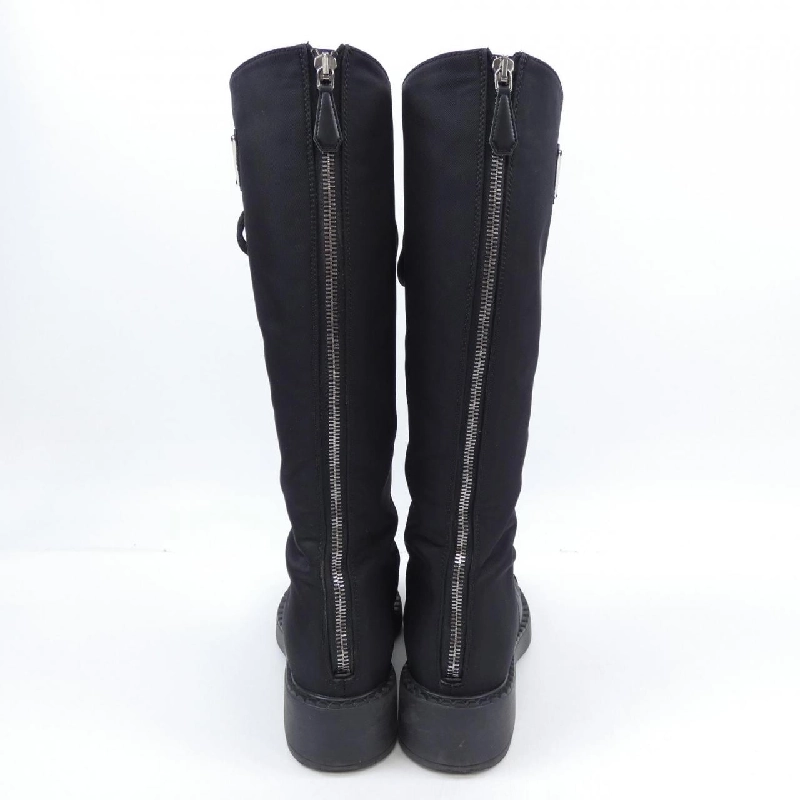 Giày bốt dài PRADA với logo hình tam giác 1W906M - Hàng hiệu Authentic 829521