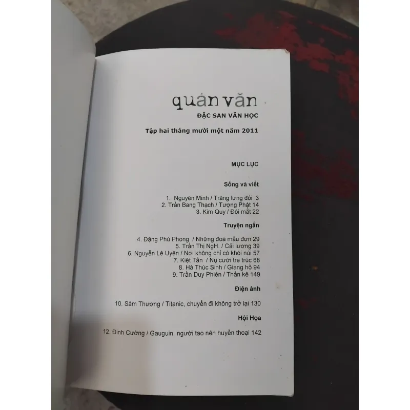 Tập san VHNT Quán Văn số 002 1022410