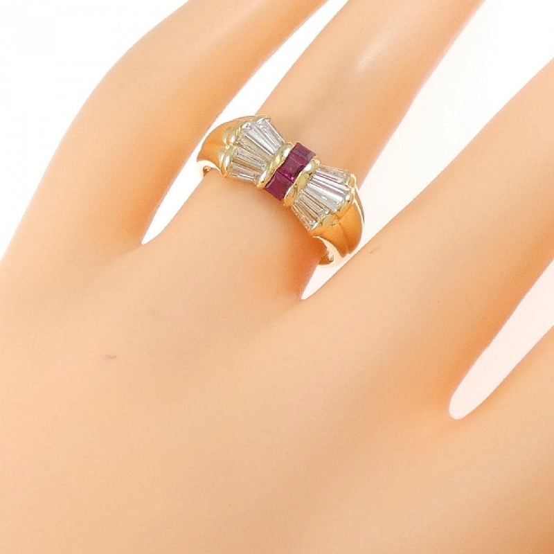 Nhẫn ruby K18YG 0.34CT 669771
