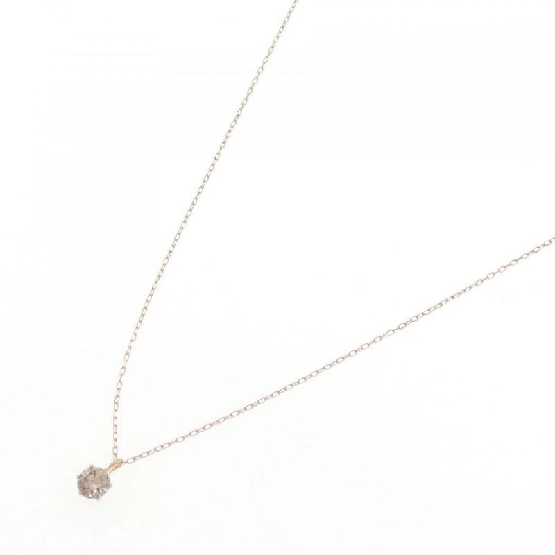 K18PG Dây chuyền kim cương 0.10CT - Hàng hiệu Chính hãng 857702