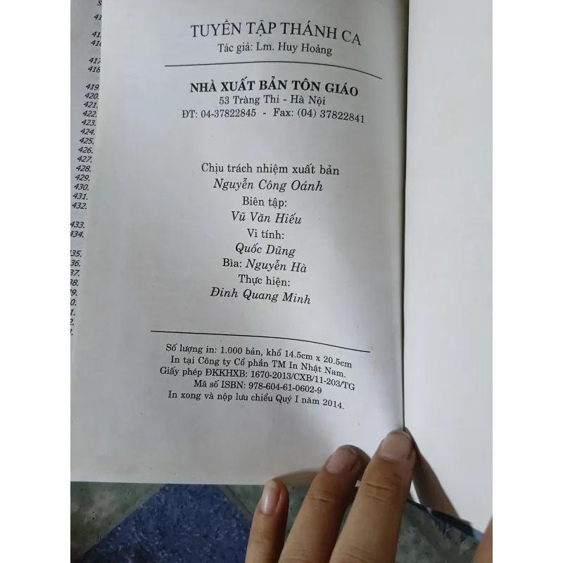 Tuyển tập thánh ca - Huy Hoàng 748819