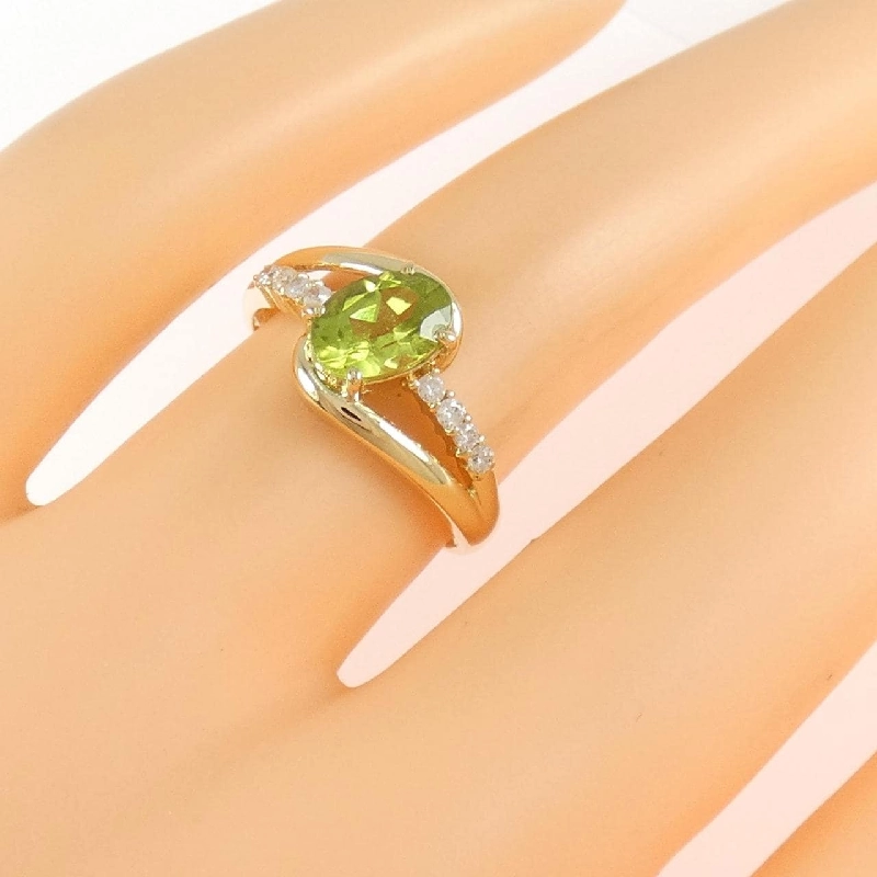 Nhẫn Peridot K18YG - Hàng hiệu Authentic 850276