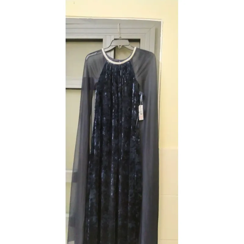 Đầm nhung dạ hội size S 606272