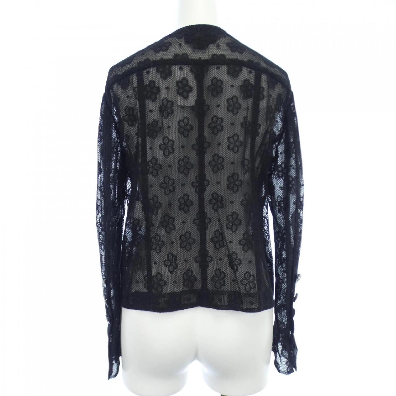 Áo khoác không cổ CHANEL 633282