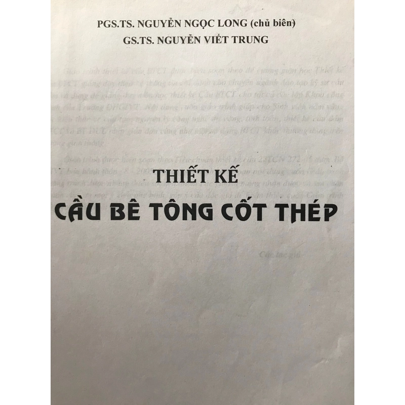 THIẾT KẾ CẦU BÊ TÔNG CỐT THÉP 464181