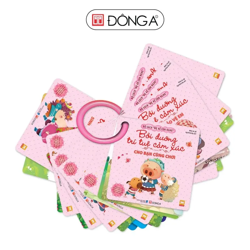 Bộ sách Mẹ Kể Con Nghe (trọn 4 bộ - 1 bộ 10 cuốn), kèm vòng, Đông A 1029315