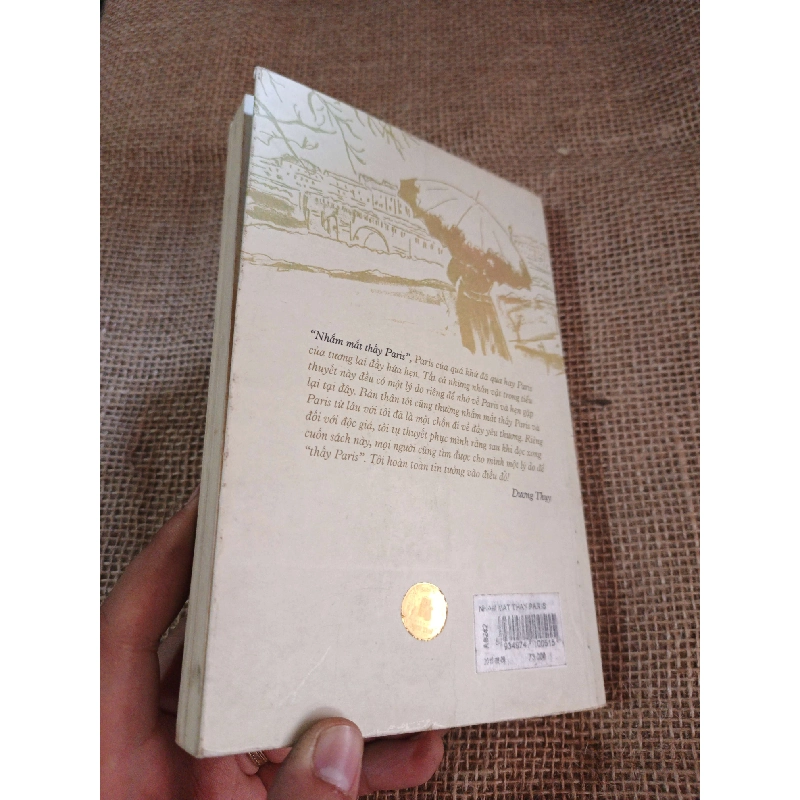 Nhắm mắt thấy Paris - Dương Thuỵ 2012 mới 80% ố (Sách văn học) HLSC2404 1028394