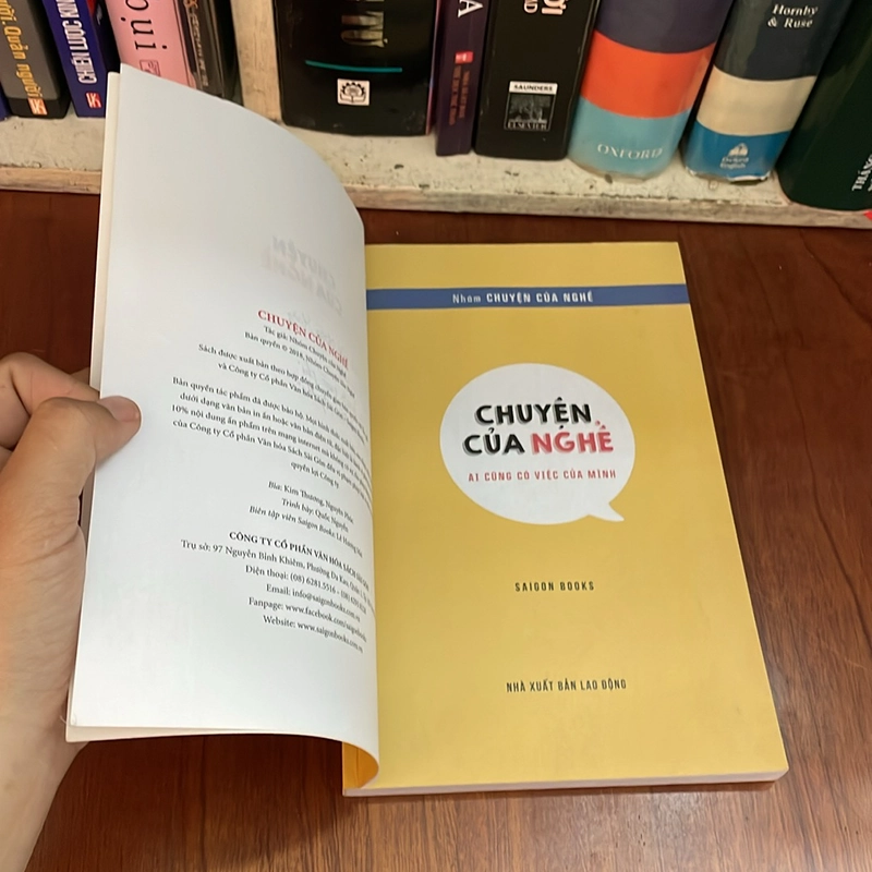 II Tựa sách: Chuyện Của Nghề _ Ai Cũng Có Việc Của Mình - 2018 526458