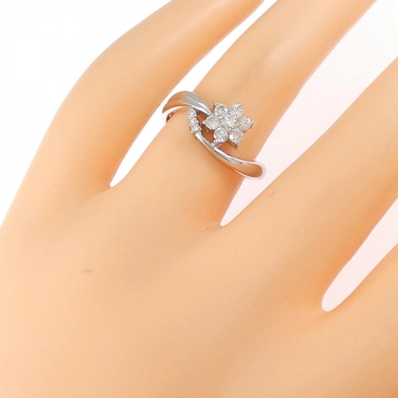 Nhẫn kim cương hoa PT900 0.30CT - Hàng hiệu Authentic 853924