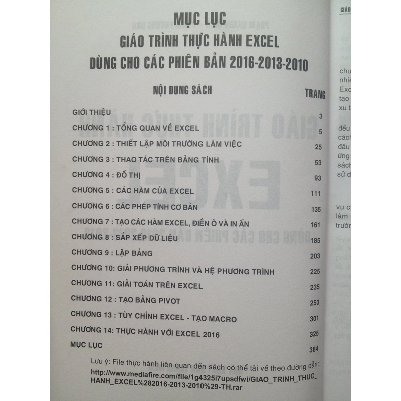 GIÁO TRÌNH THỰC HÀNH EXCEL 488449