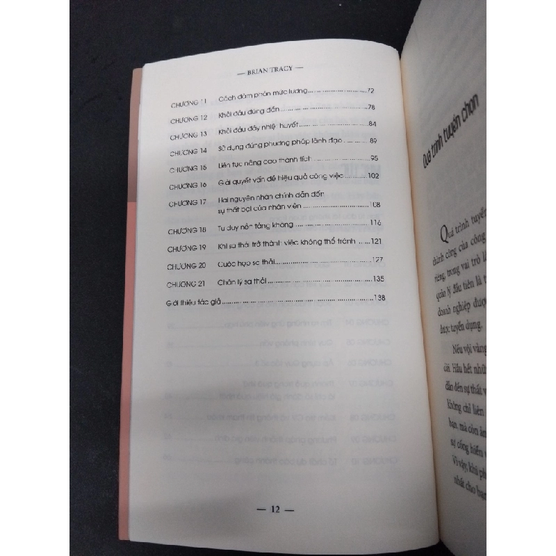 Thuật tuyển dụng và sa thải mới 90% ố nhẹ 2019 HCM1410 Brian Tracy QUẢN TRỊ 304087