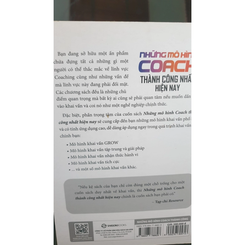 Những mô hình Coach Thành Công Nhất Hiện Nay (sách như mới 99%) 494257