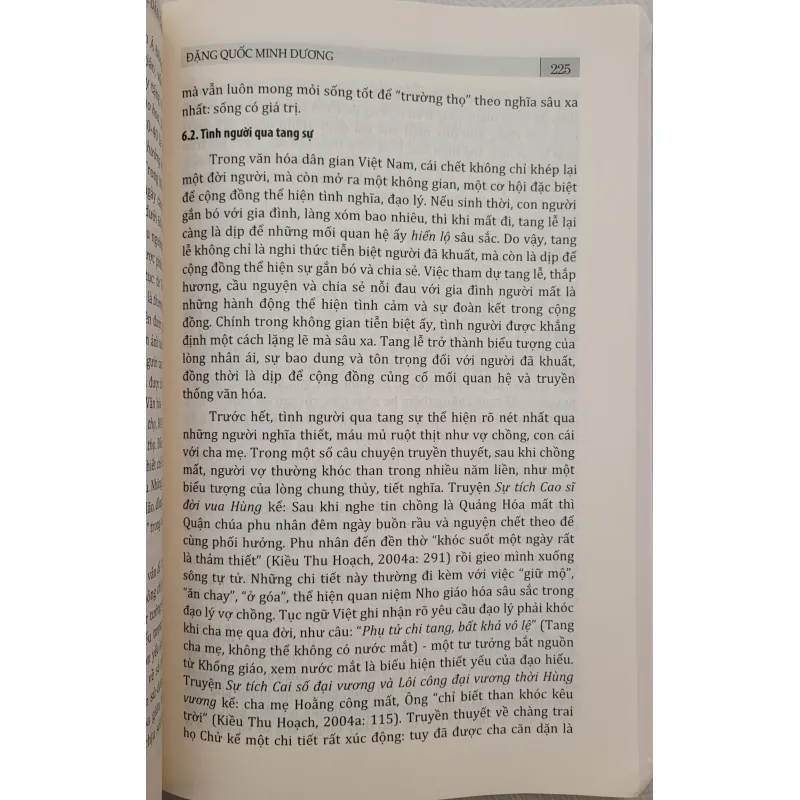 Vấn đề cái chết trong văn học dân gian người Việt - Đặng Quốc Minh Dương (còn mới 95%) 797405