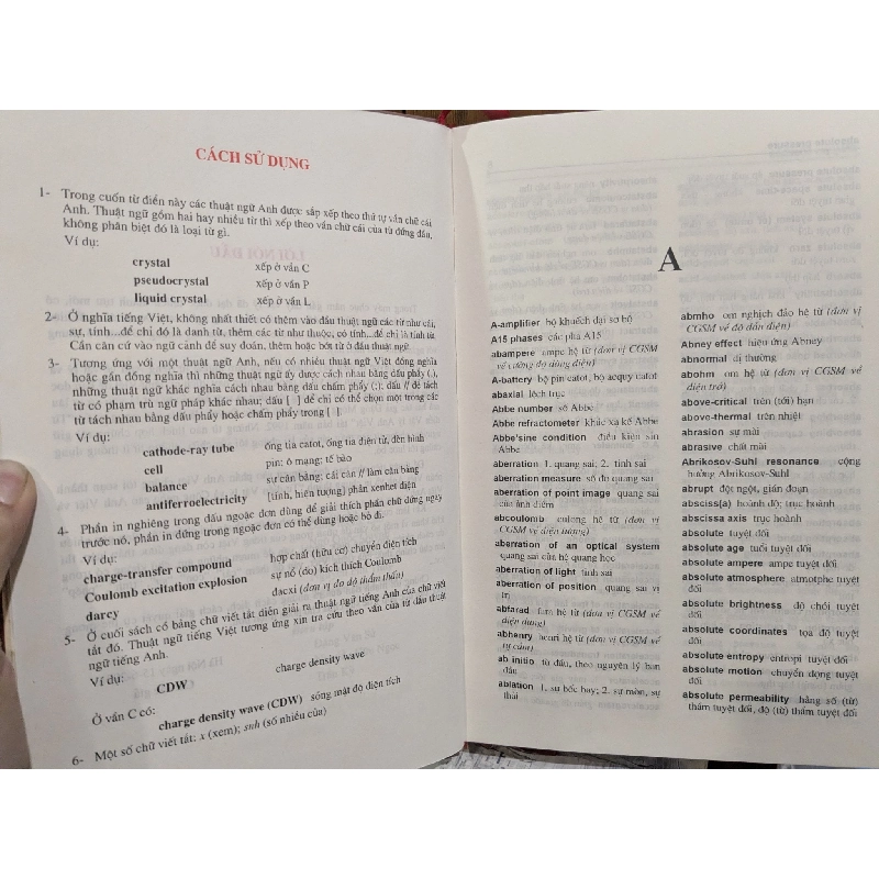 Từ điển vật lý và công nghệ cao - Anh - Việt & Việt - Anh 787253