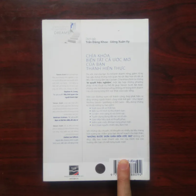 [Sách Kinh Tế] Những Bước Đơn Giản Đến Ước Mơ (Steven K. Scott) 930942