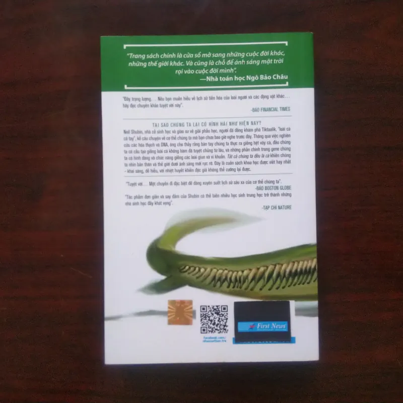 [Sách Sinh Học] Tất Cả Chúng Ta Đều Là Cá (Neil Shubin) - Cánh Cửa Mở Rộng 1002930