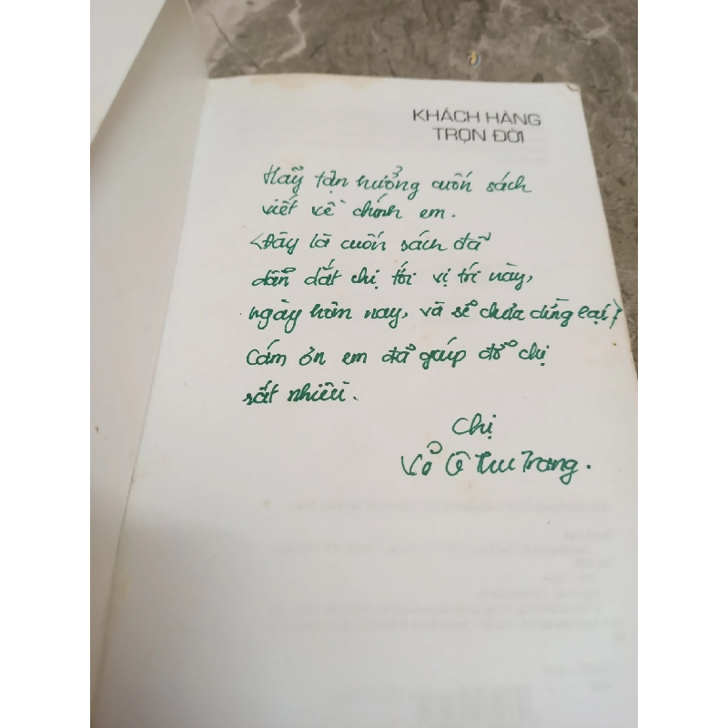 [Phiên Chợ Sách Cũ] Khách Hàng Trọn Đời (2009) - Carl Sewell, Paul B. Brown S1911 714579