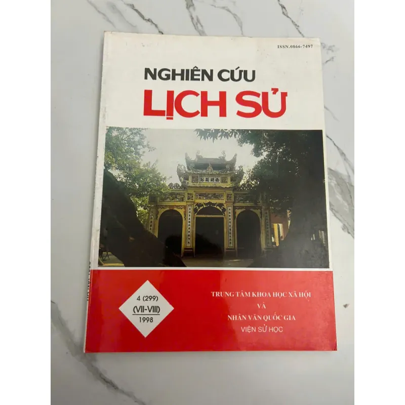 Tạp chí Nghiên cứu Lịch sử - Số 4 (299) - Tháng 7-8/1998 703357