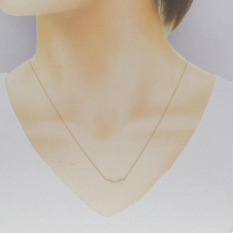 Dây chuyền kim cương K18YG 0.10CT - Hàng hiệu Chính hãng 862288