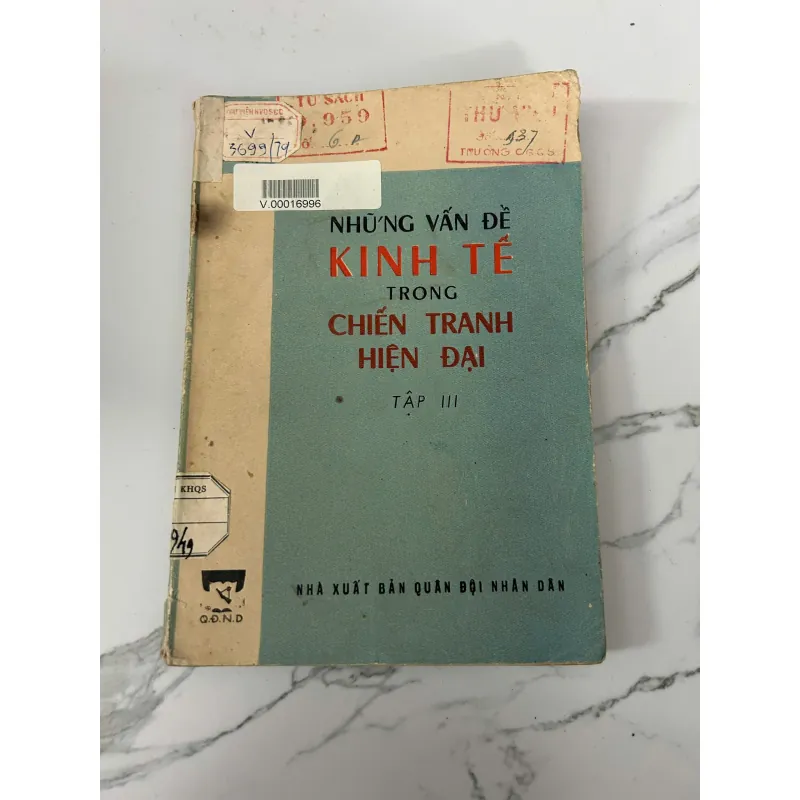 Những vấn đề kinh tế trong chiến tranh hiện đại – Tập III – Nhiều tác giả 758298